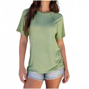 NEW GRACE AND LACE mineral wash raglan tee in green